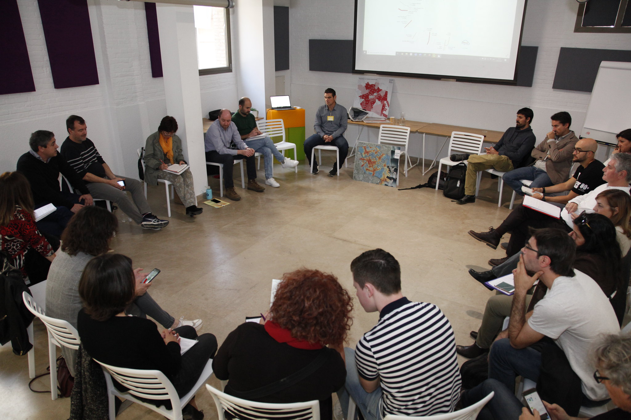 Group work in Valencia