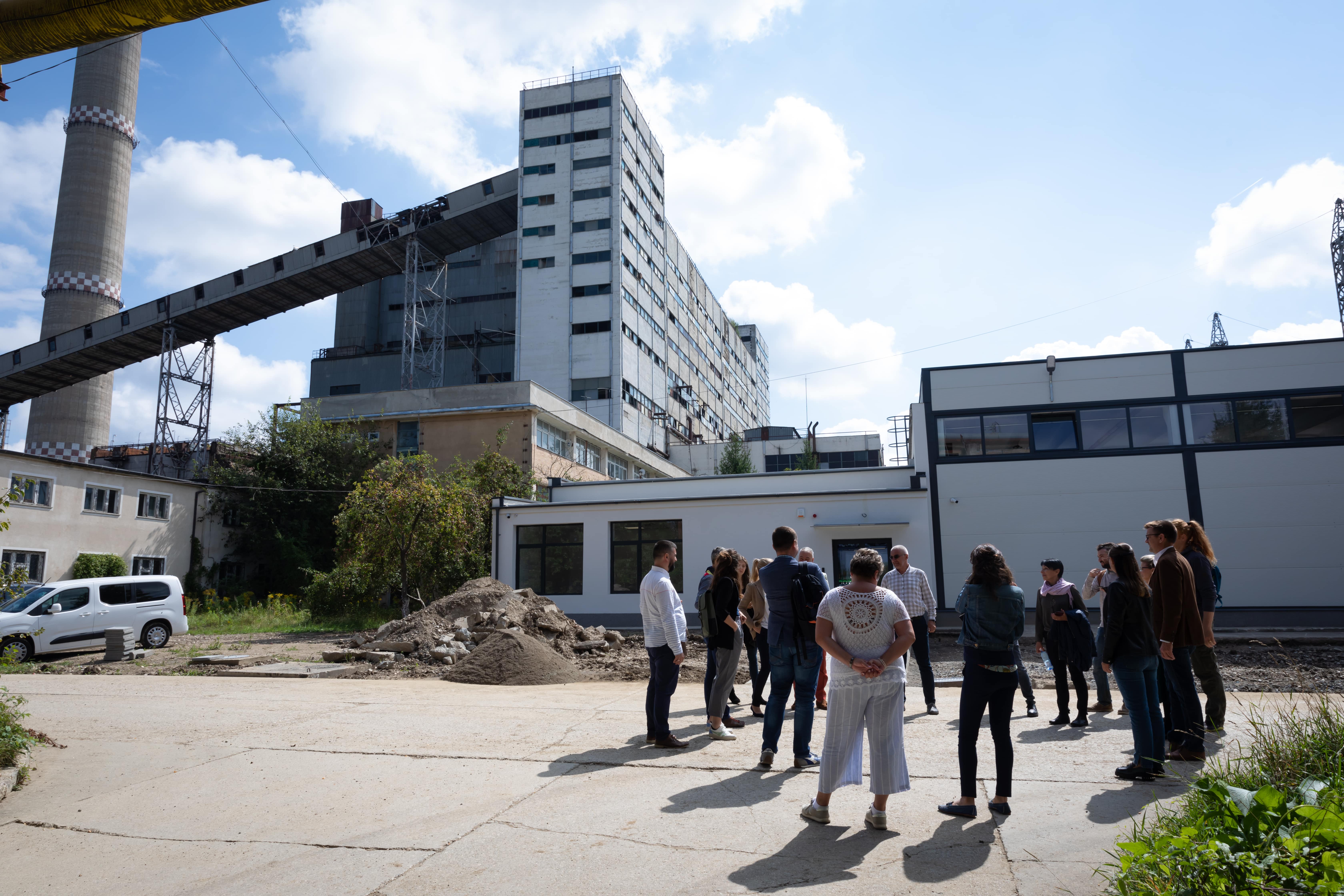 TOMORROW delegation visits old coal power plant in Brasov