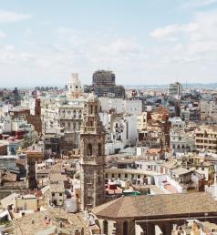 Valencia view from above